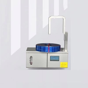 Máquina de flejado de artículos pequeños de fácil manejo, máquina de flejado de billetes de banco, flejadora automática de rollos de papel de escritorio - Product Image 3