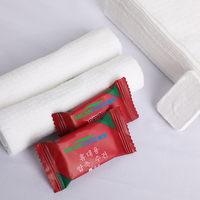 Serviette compressée jetable douce pour la peau, à séchage rapide, forte absorption d'eau pour le soin du visage des enfants
