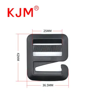 KJM新款 25毫米塑料织带搭扣G挂钩背包
