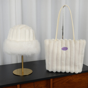 Fashionable commuting plush tote <b>bag</b> large capacity underarm hand-held leisure <b>bag</b> - Product Image 6