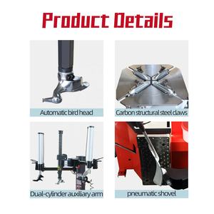 Changeur de pneus automatique 24 pouces à double cylindre avec bras auxiliaire - Démonte-pneus/assemblateur de pneus Run-Flat pour garages et ateliers de peinture - Product Image 3