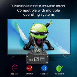 OEM High End Rockchip RK3588S Octa Core 2.4GHz Dual WiFi 8GB DDR4 RAM 64GB ROMที่แท้จริง 8K Linux Androidกล่องทีวีพร้อมPCIE2.0 - Product Image 6