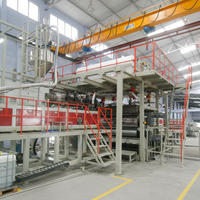 Nouvelle machine d'extrusion automatique à double vis pour film PVC et bâches flexibles, haute productivité et contrôle PLC