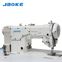 Machine à coudre industrielle JAOKE pour le style 2284, haute vitesse, zigzag, plate, à moteur, avec point triangulaire et chevron