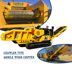 SHD Wood Tree Chipper Big Tree Roots Stump Shredder Root Crusher <strong>Machine</strong> Stump Horizontal Grinder - Product Image 2