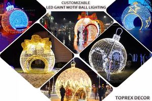 Adorno Navideño Gigante con Luces LED <span class=keywords><strong>para</strong></span> Exteriores, Resistente al Agua, Ecológico y Duradero, <span class=keywords><strong>de</strong></span> Fábrica <span class=keywords><strong>de</strong></span> Iluminación Decorativa, <span class=keywords><strong>para</strong></span> la Temporada Festiva - Product Image 6