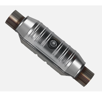Convertisseur catalytique universel de 2,5 pouces avec port pour capteur O2, convertisseur catalytique à haut débit 99306HM