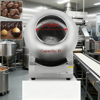 Machine à tempérer le chocolat électrique efficace avec pompe de recouvrement intégrée pour le traitement du cacao à usage commercial