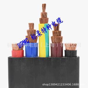 6/10KV Composite Flat Fiber Optic Power Cable Three-in-One Special Material Handling Machine (3*35/35) European Standard - Product Image 1