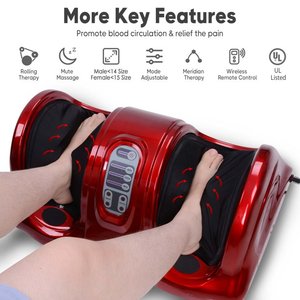 Meilleur <span class=keywords><strong>appareil</strong></span> de réflexologie électronique vibrant et massant par compression d'air pour les jambes et les pieds, favorisant la circulation sanguine - Product Image 2
