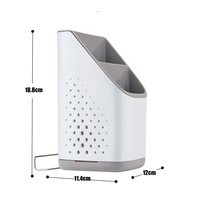 WOKA Support de rangement pour accessoires de cuisine pour cuillère à baguettes Porte-ustensiles de cuisine en PP