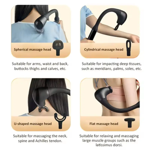 LJ Factory Deep Tissue Massager <span class=keywords><strong>Pistolet</strong></span> à <span class=keywords><strong>massage</strong></span> électrique Fascial Vibration Stick Hammer Pistolets de <span class=keywords><strong>massage</strong></span> corporel à long manche - Product Image 6
