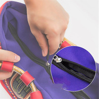 Portable néoprène sac à déjeuner poignée en bois fermeture à glissière fourre-tout étanche pour pique-niques dames filles Design de mode Sublimation