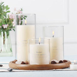 Tarros de vidrio transparente para fabricación de velas, envases de lujo para velas - Product Image 6