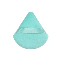 Poudrier en velours personnalisé pour cosmétiques, vente en gros, multicolore, 60 mm, poudrier floqué