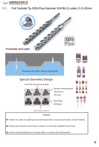 ชุดดอกสว่านกระแทกพร้อมก้านหกเหลี่ยมสำหรับเครื่องมือไฟฟ้า - Product Image 3