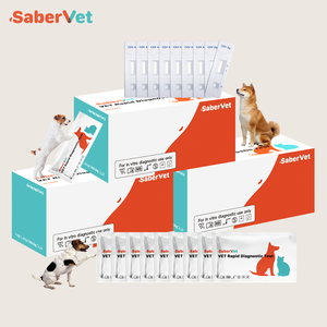 Kit Rápido de Diagnóstico Veterinário de Alta Precisão CDV Ag Teste Rápido de Antígeno do Vírus da Cinomose Canina para Cães - Product Image 1