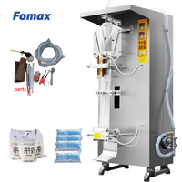 Machine automatique de remplissage et d'emballage de sachets d'eau de 500 ml, machine d'emballage de sachets d'eau minérale et de lait de soja, moteur principal, bon prix