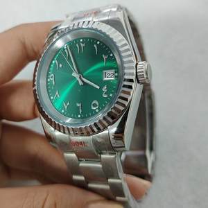 Luxury Stainless Steel Silver Men's Chronograph <b>Watch</b> | Water Resistant Pointer Dial Charm Design Mechanical Movement - Product Image 2