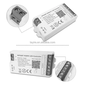 Controlador <span class=keywords><strong>LED</strong></span> Tuya <span class=keywords><strong>WiFi</strong></span> BT 12-24V C01W C02W C03W C04W C05W Alexa Google Home Compatible RGB/RGBW CCT tira <span class=keywords><strong>LED</strong></span> atenuador inteligente - Product Image 5