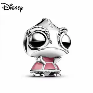 Nouveaux pendentifs breloques en argent 925 et zircon, motifs Robe de Princesse Disney et <span class=keywords><strong>Pascal</strong></span>, compatibles avec colliers et bracelets originaux, pour DIY, festivals et soirées féminines - Product Image 4