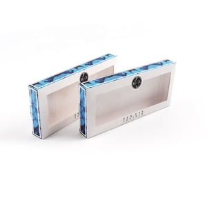 <strong>Custom</strong> Logo Cardboard Paper <strong>Boxes</strong> Clear <strong>Window</strong> Transparent Lid for Silk Pillow Case Gift Packaging Matt Lamination Printing - Product Image 5