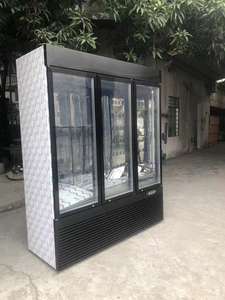 NE-326 Refrigerador Comercial de Acero Inoxidable 304 con 3 Puertas de Vidrio, Control Digital, Gran Capacidad de 1350L, Drenaje Automático para Hoteles y Supermercados - Product Image 5