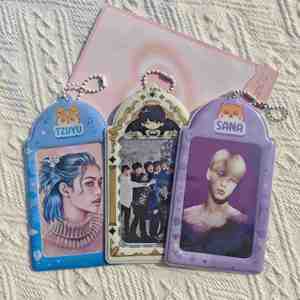 Muestra Gratuita: Porta Tarjetas de PVC con Llavero, Atractivo Estuche para Guardar Fotografías, Material de Papelería para Tarjetas de Crédito - Product Image 6