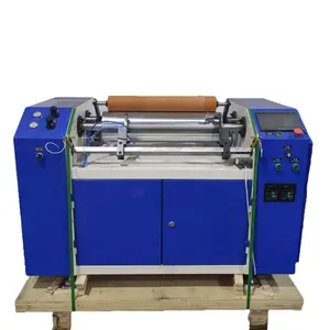 easy operate plastic film high efficient economical cling stretch film rewinding machine