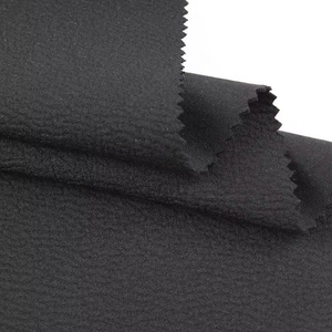 <span class=keywords><strong>97%</strong></span> <span class=keywords><strong>3%</strong></span> <span class=keywords><strong>poly</strong></span> <span class=keywords><strong>spandex</strong></span> corea crêpe <span class=keywords><strong>spandex</strong></span> tessuto personalizzato in maglia scuba crepe tessuti in materiale riciclato per abbigliamento