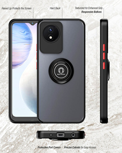<span class=keywords><strong>Senior</strong></span> Durable TPU Matériel <span class=keywords><strong>Téléphone</strong></span> Cas Simple Noir Magnétique Béquille Couverture pour Vivo Y02 Y03 4G Y02S Y16 Téléphones Mobiles - Product Image 5