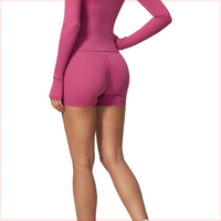 Nouvel ensemble de sport OEM pour femme : Leggings froncés effet push-up, brassière de sport dos ouvert, pantalon de yoga taille haute, ensemble de yoga sans couture
