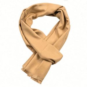 Cross Border Autumn/Winter Bamboo Fiber Woven Water Resistant Men's Monochrome Double-sided <b>Yarn</b>-dyed Scarf Shawl Usa Mairun Usa - Product Image 1