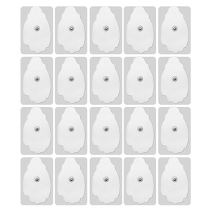 Patchs d'électrodes de physiothérapie en tissu non tissé, 20 pièces, petit format, pour la thérapie de massage et l'utilisation corporelle - Product Image 3