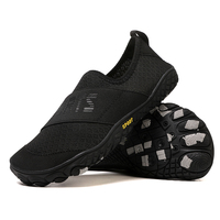 ROOTSTEP OEM ODM Chaussures aquatiques pour hommes et femmes, noires, pour le surf, la plongée, la navigation, la randonnée aquatique, la plage, la course pieds nus