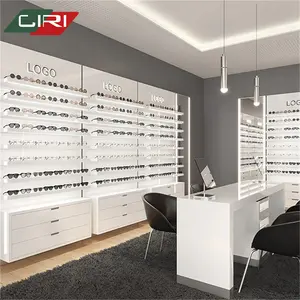 מדף אופטי CIRI סיטונאי משקפיים מסחריים מחוררים משקפי מתכת מדף תצוגה למשקפיים