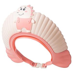 Bonnet de douche dinosaure pour enfants, imperméable, en plastique, avec protection pour les oreilles - Product Image 3