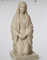 Statue de la Vierge Marie en PolyRésine, Sculpture Religieuse, Artisanat Catholique Peint à la Main, Thème Musique et Amour, pour la Maison et l'Église