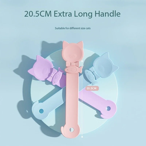 Cuillère distributrice de nourriture liquide pour animaux de compagnie, écologique et solide, en forme de queue de chat, pour chiots et chatons d'intérieur - Product Image 3