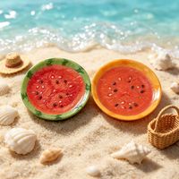 Harsen Charms Gesimuleerde Fruit Snijplaatjes, Eten en Speelblad, Harsen Bord, Bureaudecoratie, DIY Koelkaststickers