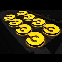Enseigne commerciale lumineuse personnalisée, enseigne de logo rétroéclairée, lettres en relief 3D LED pour magasin, publicité, enseigne lumineuse LED pour barbier, personnalisée