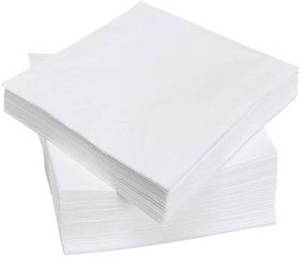 ผ้าเช็ดปากสีขาวแบบพับเก็บได้มีขนาดกำหนดได้1/4 - Product Image 3
