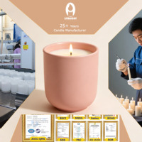 LITBRIGHT Groothandel Online Kopen Premium SPA Aromatherapie Ontspannende Grote Keramische Geurende Kaarsen Luxe Aromatische Kaars