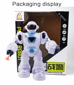 Personalizável venda quente bateria operado espaço movendo robô com luz e música robô brinquedos para crianças - Product Image 6