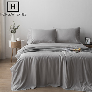 Hữu Cơ Tre Tấm Chất Lượng Cao Bền Vững Thoáng Khí Oeko Tre Tấm Ga Giường In Nhà Lụa Tre Bộ Đồ Giường Tấm - Product Image 5