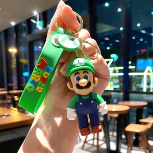 New 3D PVC Anime <strong>Super</strong> <strong>Marios</strong> Bros Keychains Key Chain Key Ring Promotional Gift Custom Rubber Keychain - Product Image 3