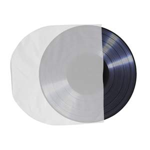 LP rekaman vinil lengan dalam Anti statis bulat bawah lengan dalam untuk 12 inci 33 RPM LP catatan vinil kustom 2/3 Mil tebal - Product Image 4