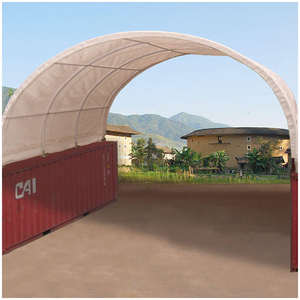 Bâche bâtiment tente abri de stockage conteneur d'expédition couverture toit abri - Product Image 3