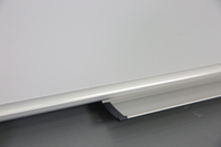 Tableau blanc magnétique mural effaçable à sec avec cadre en aluminium et plateau pour stylos, en MDF, pour bureaux, écoles et salles de réunion