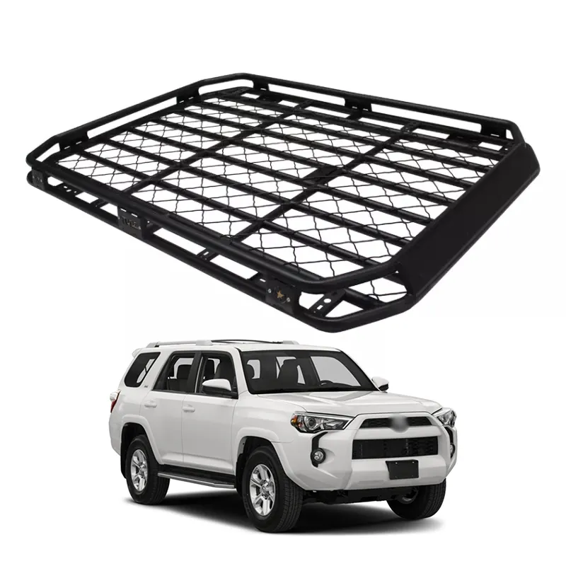 Auto Dakmand Aluminium Bagage Dakdrager Bar Cargo Busje Dakrail Voor Toyota 4Runner